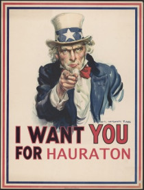 I want you for Hauraton!
