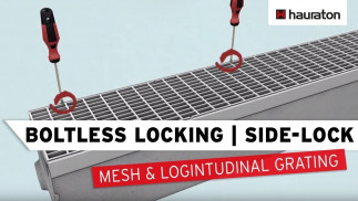 SIDE-LOCK jeklena mrežaste rešetke